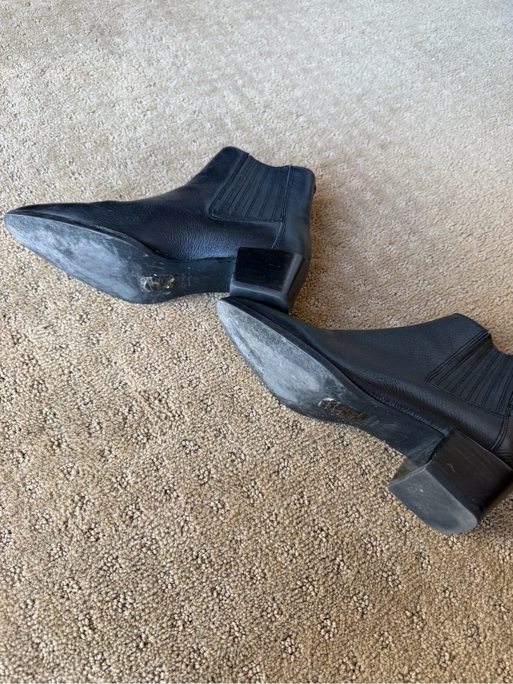 rag & bone Black Leather Chelsea Ankle Boots - Picture 3 of 3